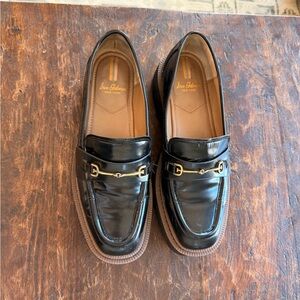 Sam Edelman Black and Brown Leather Loafers